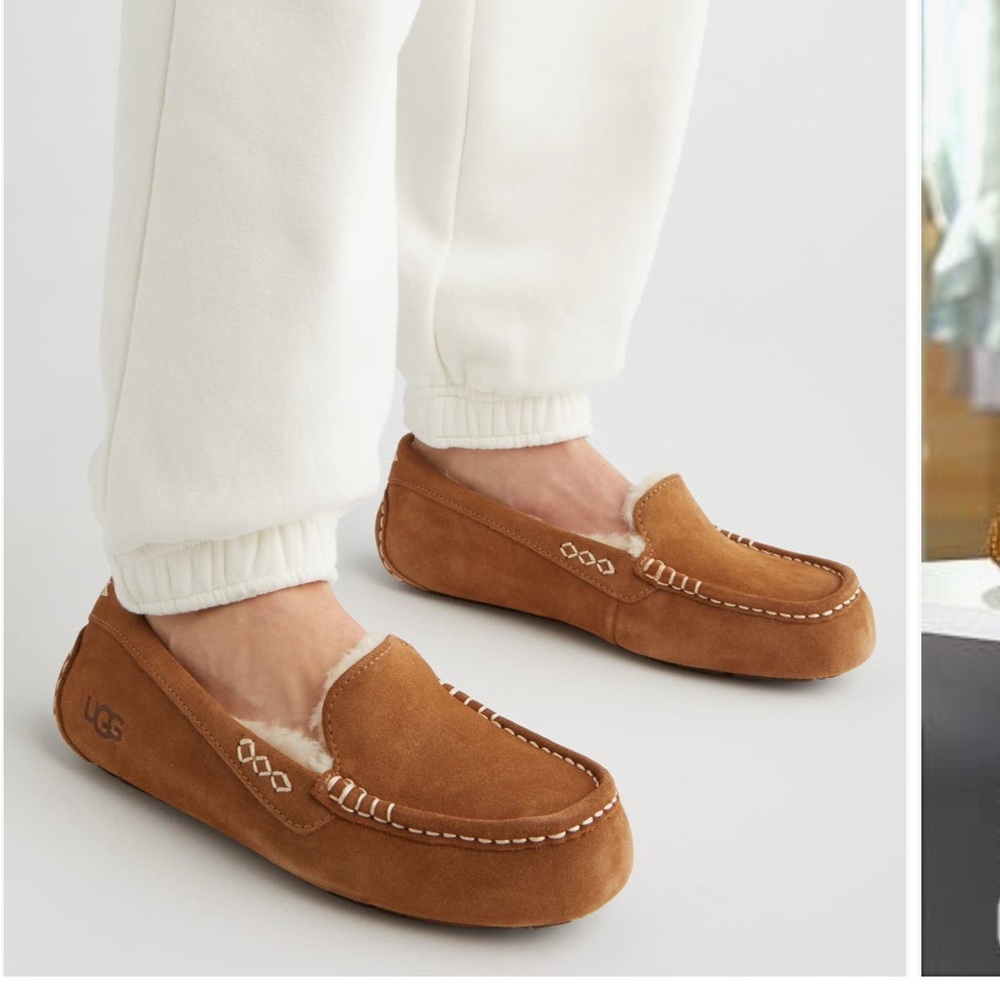 UGG Ansley water resistant slippers women’s size 12 chestnut brand new